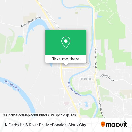 Mapa de N Derby Ln & River Dr - McDonalds