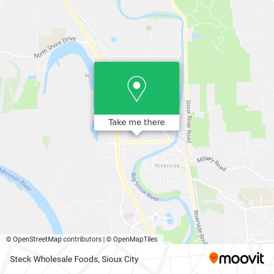 Mapa de Steck Wholesale Foods