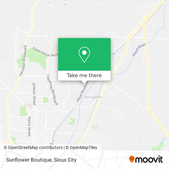 Sunflower Boutique map