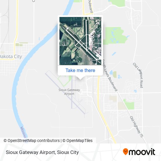 Sioux Gateway Airport map