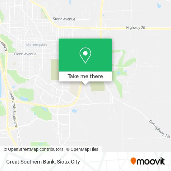 Great Southern Bank map