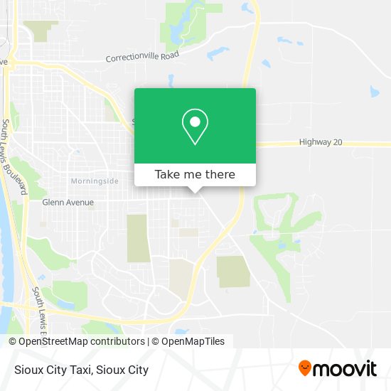 Sioux City Taxi map