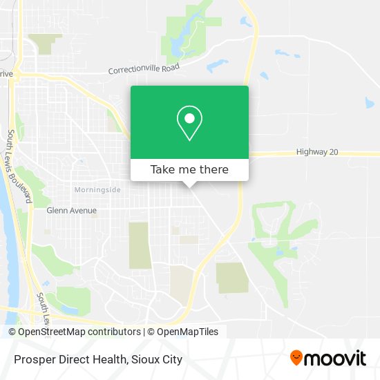 Mapa de Prosper Direct Health