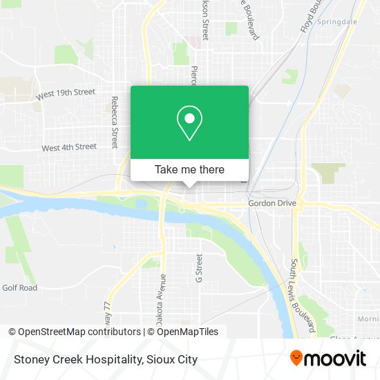 Stoney Creek Hospitality map