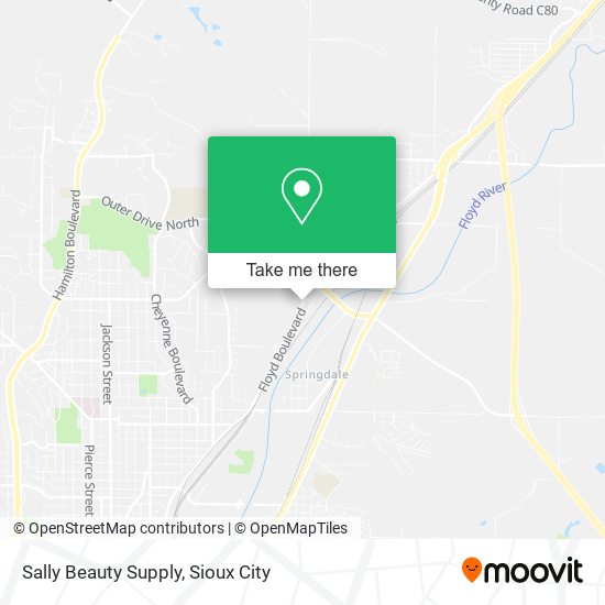 Sally Beauty Supply map