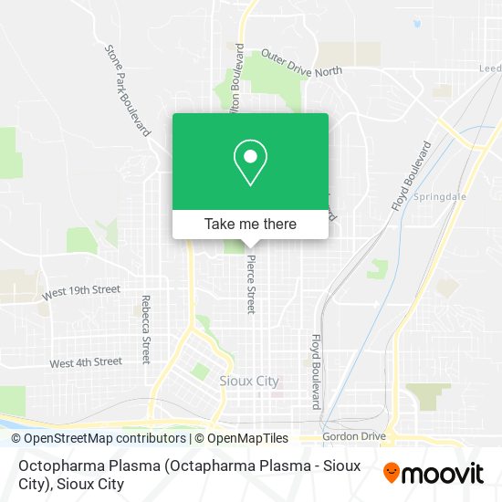 Octopharma Plasma (Octapharma Plasma - Sioux City) map