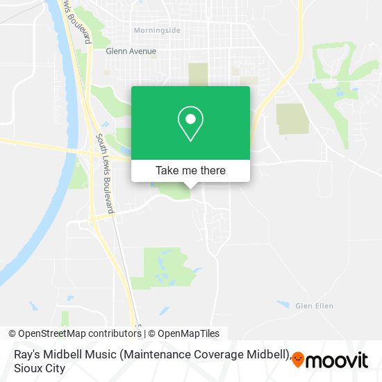 Ray's Midbell Music (Maintenance Coverage Midbell) map