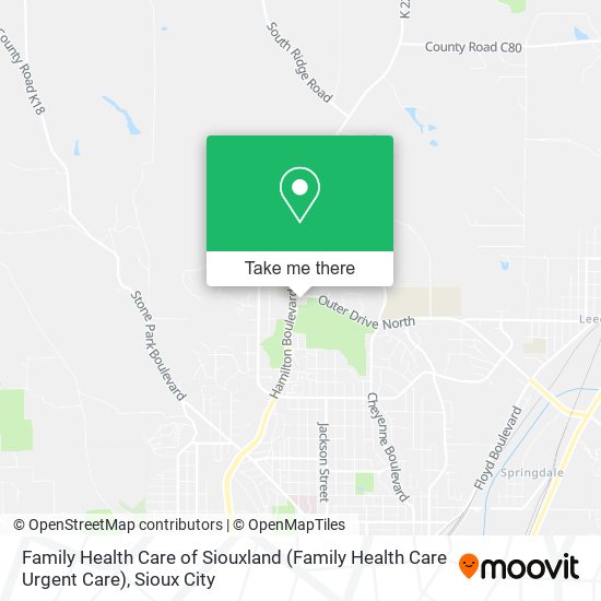 Family Health Care of Siouxland (Family Health Care Urgent Care) map