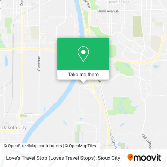 Love's Travel Stop (Loves Travel Stops) map