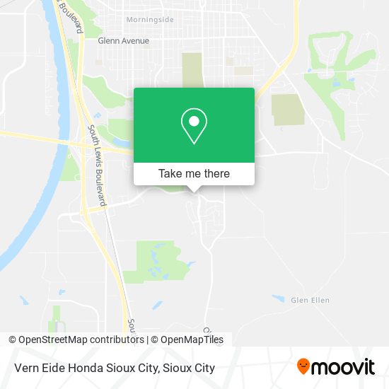 Mapa de Vern Eide Honda Sioux City