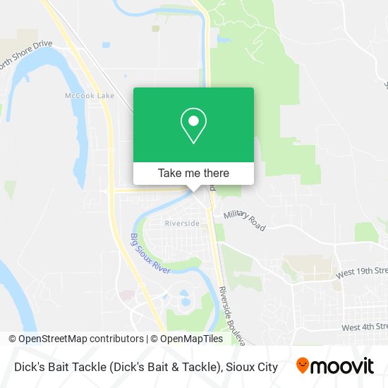 Dick's Bait Tackle map