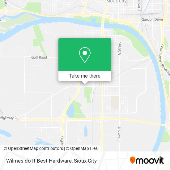 Wilmes do It Best Hardware map