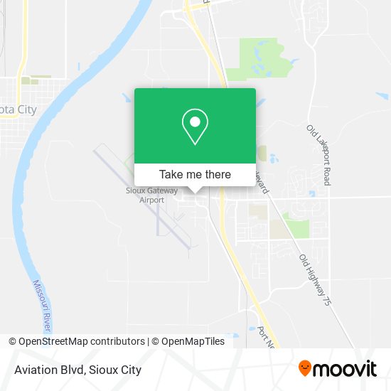 Mapa de Aviation Blvd