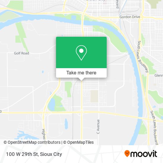 Mapa de 100 W 29th St