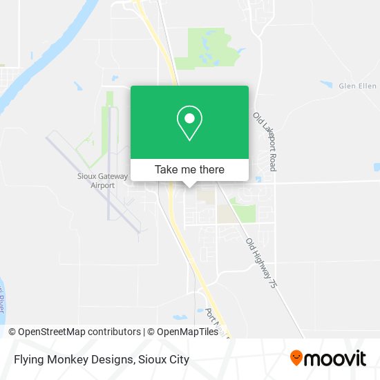 Flying Monkey Designs map