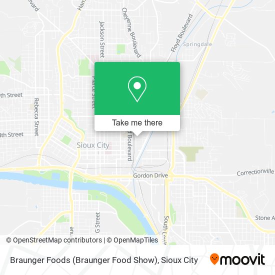 Mapa de Braunger Foods (Braunger Food Show)