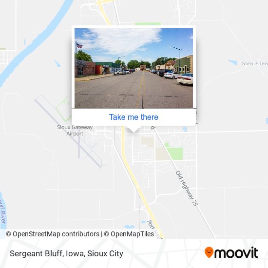 Sergeant Bluff, Iowa map
