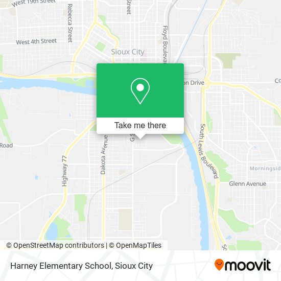 Mapa de Harney Elementary School