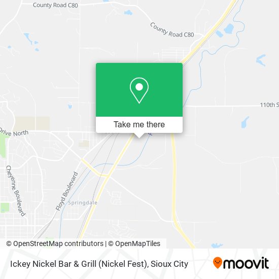 Mapa de Ickey Nickel Bar & Grill (Nickel Fest)