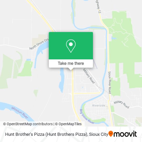 Hunt Brother's Pizza (Hunt Brothers Pizza) map