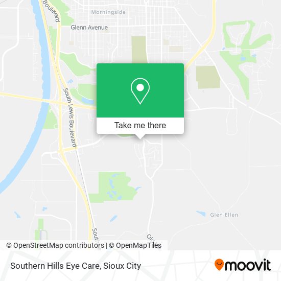 Southern Hills Eye Care map