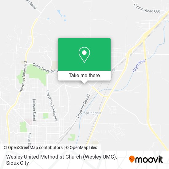 Wesley United Methodist Church (Wesley UMC) map