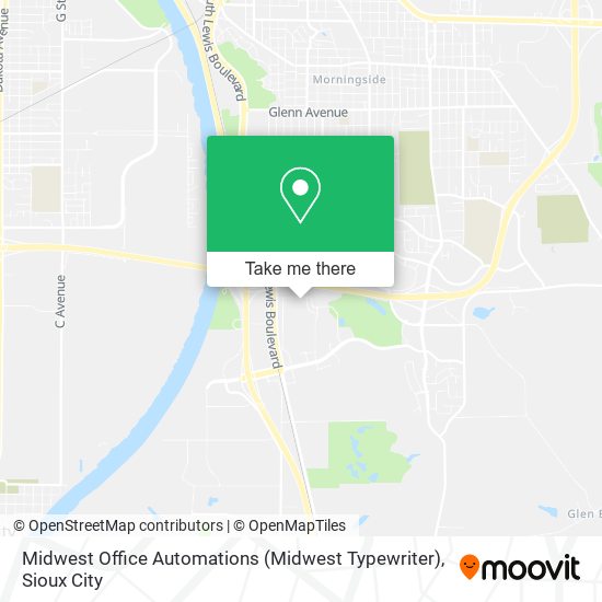 Mapa de Midwest Office Automations (Midwest Typewriter)