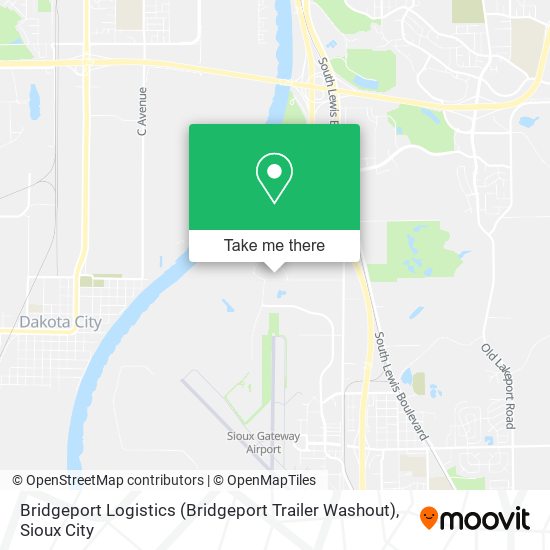 Mapa de Bridgeport Logistics (Bridgeport Trailer Washout)