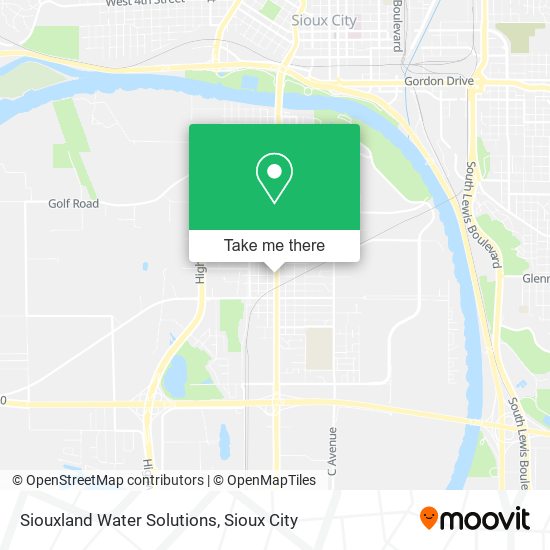 Siouxland Water Solutions map