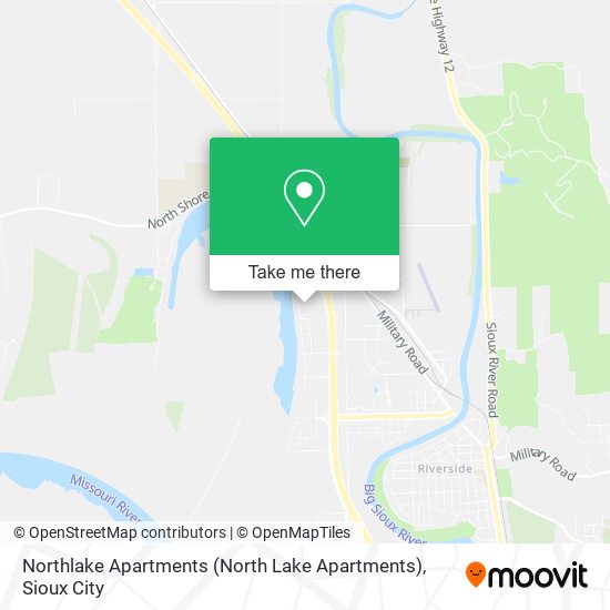 Northlake Apartments (North Lake Apartments) map