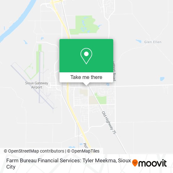 Farm Bureau Financial Services: Tyler Meekma map