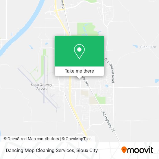 Dancing Mop Cleaning Services map
