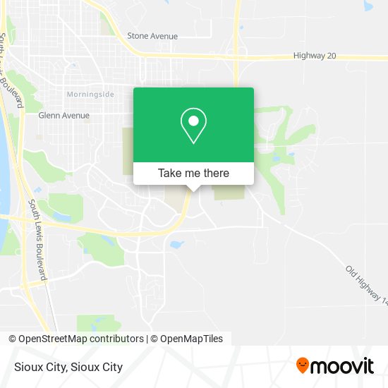 Sioux City map