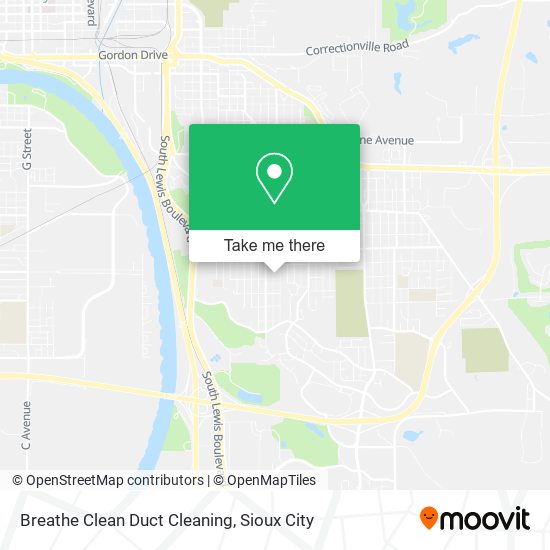 Mapa de Breathe Clean Duct Cleaning