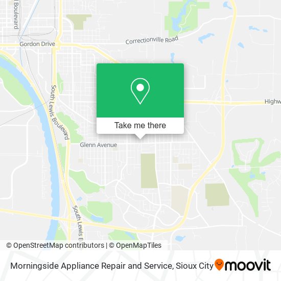 Mapa de Morningside Appliance Repair and Service