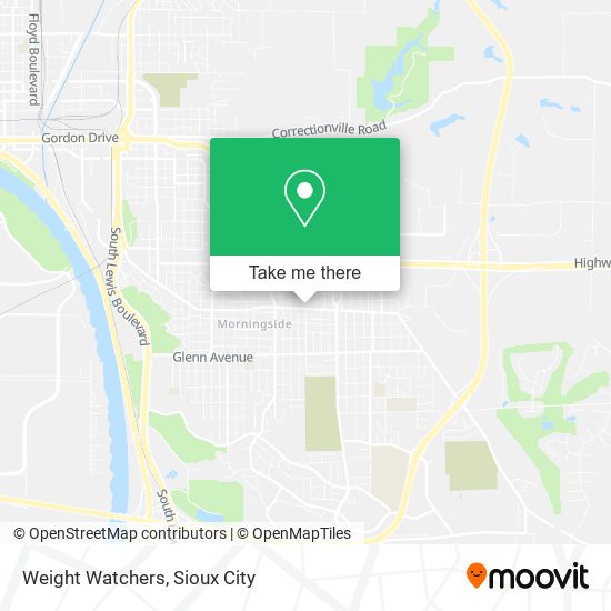 Mapa de Weight Watchers
