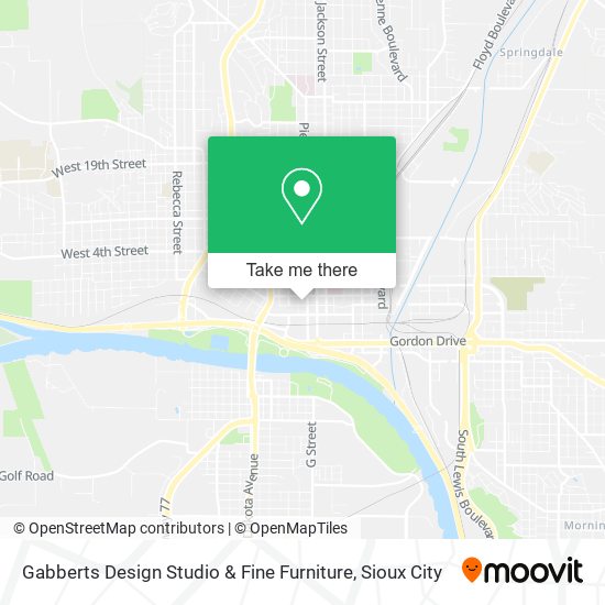 Mapa de Gabberts Design Studio & Fine Furniture