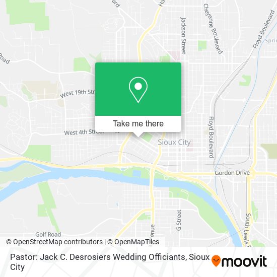 Mapa de Pastor: Jack C. Desrosiers Wedding Officiants