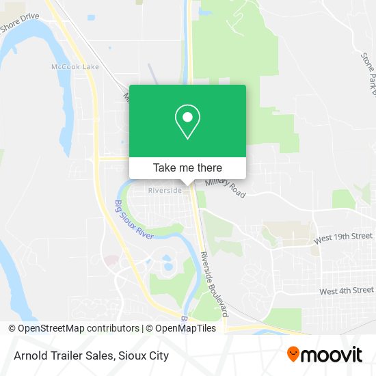 Arnold Trailer Sales map