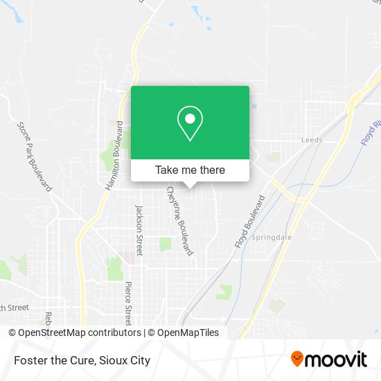 Foster the Cure map