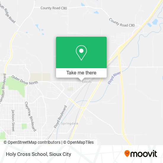 Mapa de Holy Cross School