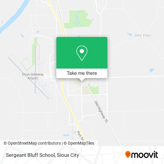 Sergeant Bluff School map