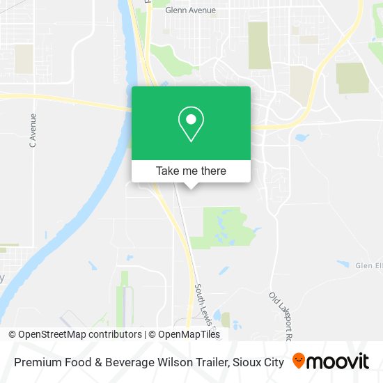 Premium Food & Beverage Wilson Trailer map