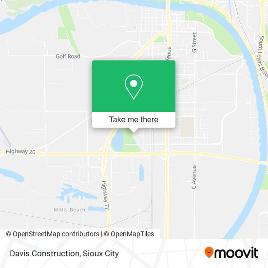 Davis Construction map