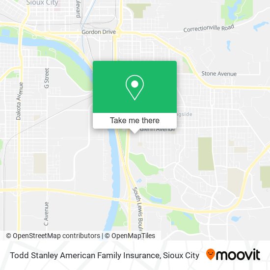 Todd Stanley American Family Insurance map