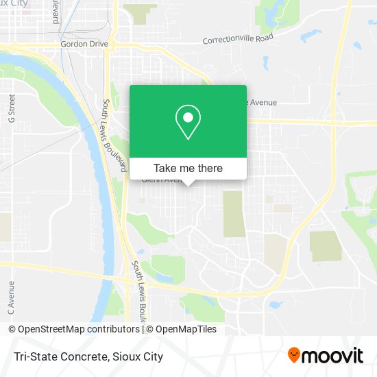 Tri-State Concrete map