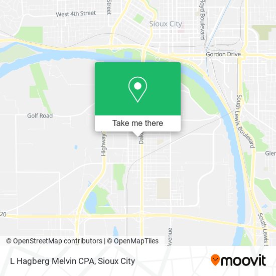 L Hagberg Melvin CPA map
