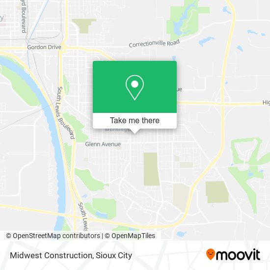 Mapa de Midwest Construction