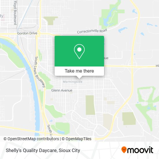 Shelly's Quality Daycare map