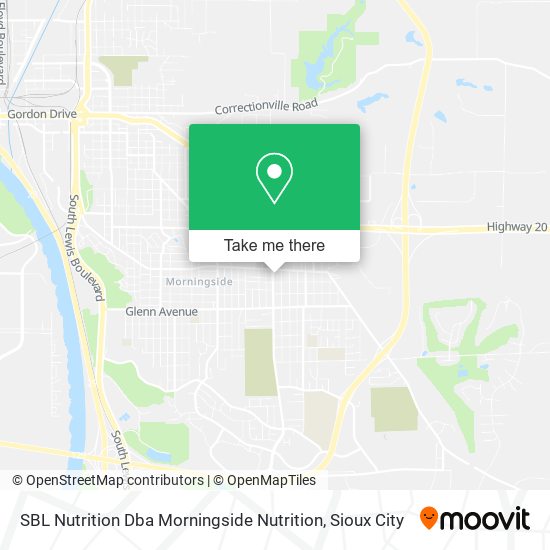 Mapa de SBL Nutrition Dba Morningside Nutrition